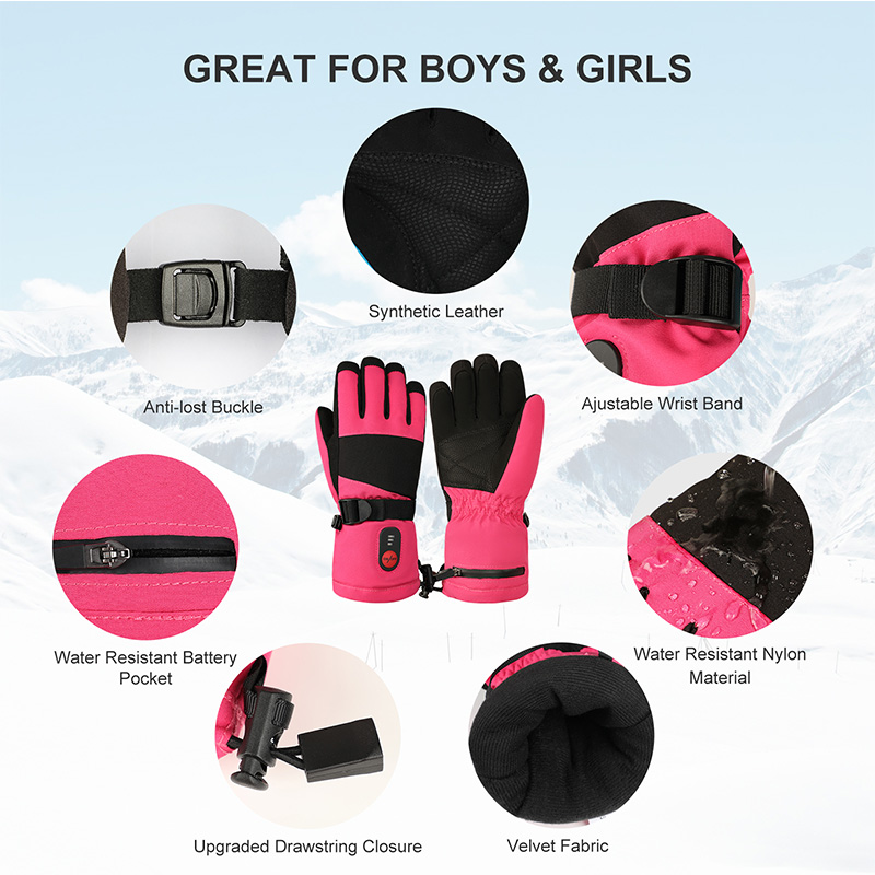 2026 Heated Gloves Kids Childr - Heated Gloves Electric recension och pris