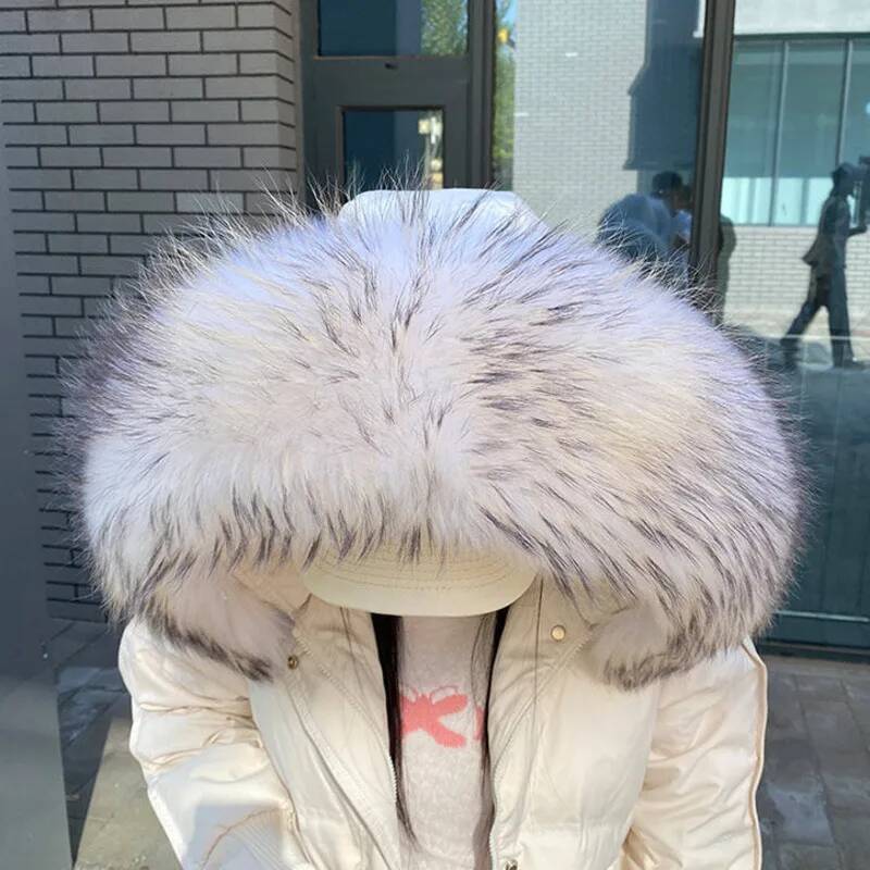 Raccoon Fur Collars For Jacket - Winter Clothing Pk recension och pris