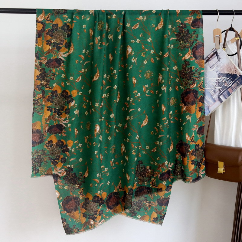 Long Green Cashmere Shawls Lux - Winter Clothing Hong Kong recension och pris