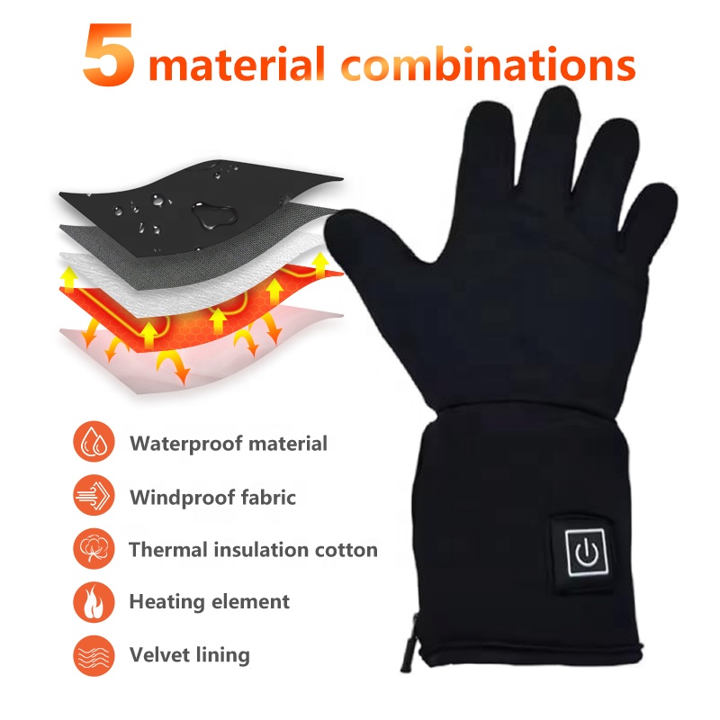 2026 Factory Wholesale Winter  - Heated Gloves Electric recension och pris