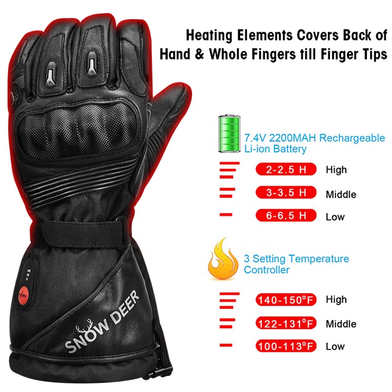 Customized Safety Warm Touchsc - Heated Gloves Electric recension och pris