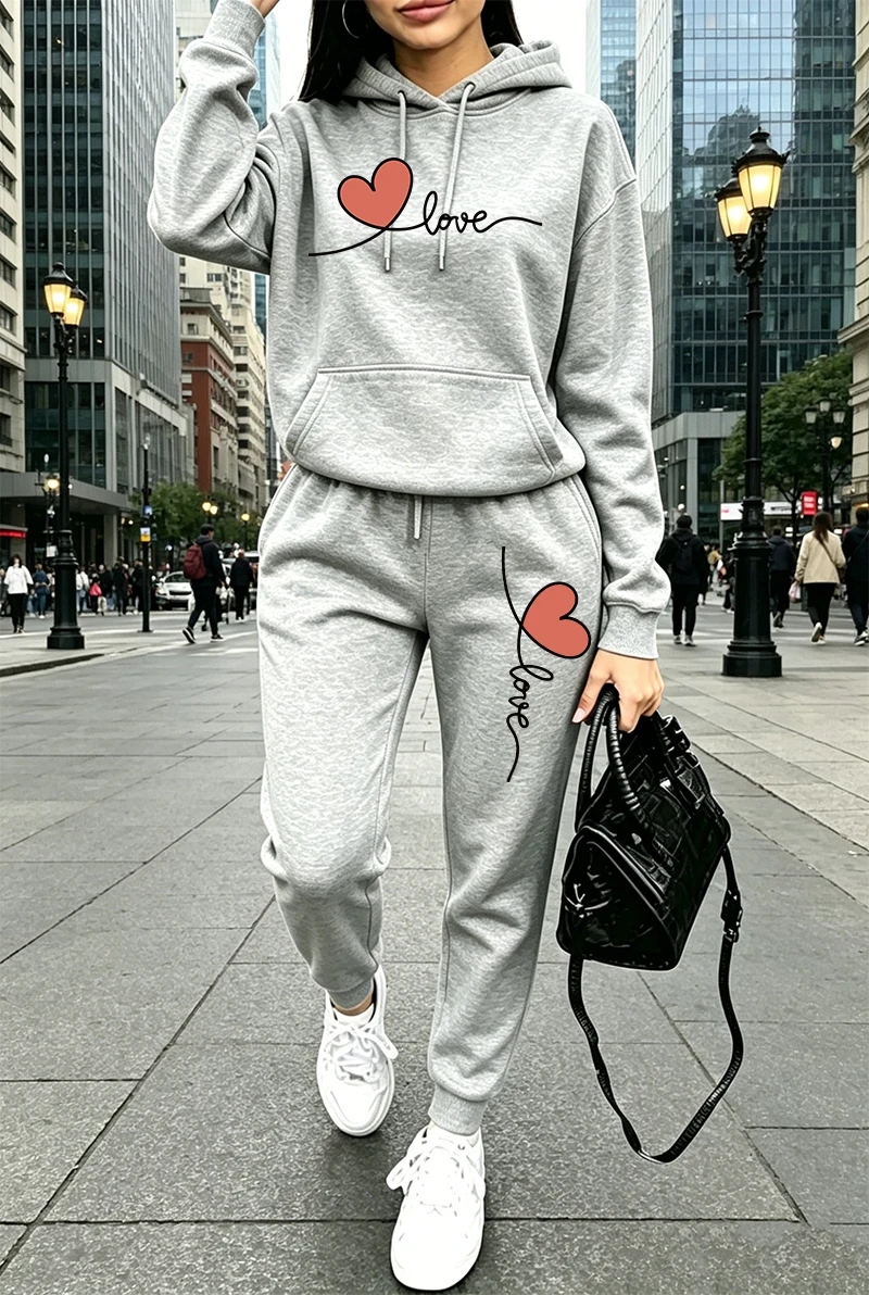 Womens Tracksuit Print Casual  - Winter Clothing For Women recension och pris