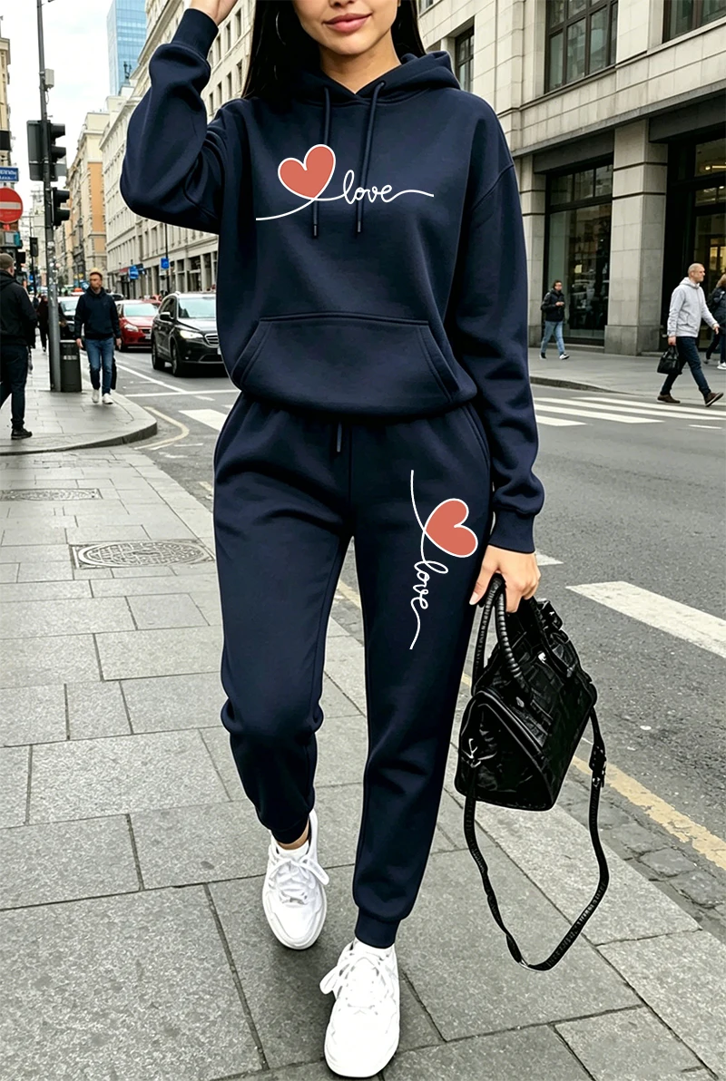 Womens Tracksuit Print Casual  - Winter Clothing For Women recension och pris