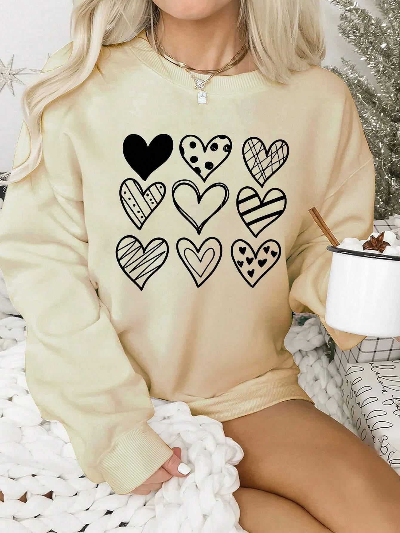 Simple Lines Heart Drawing Pri - Winter Clothing Drawing recension och pris